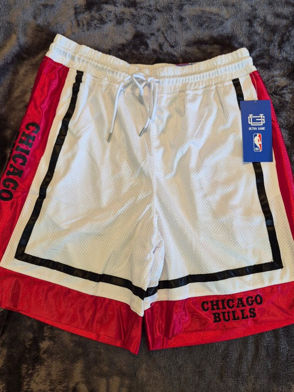 Ultra Game Chicago Bulls NBA Shorts Mens Large READ Description!